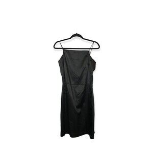 Esprit VTG Y2K Black Square Neck Studded Strap Women's Size 5/6 Slip Mini Dress